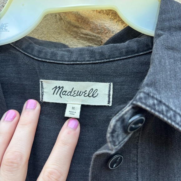 Madewell Denim Puff-Sleeve Shirtdress in Kelsey Wash size medium - Picture 3 of 6